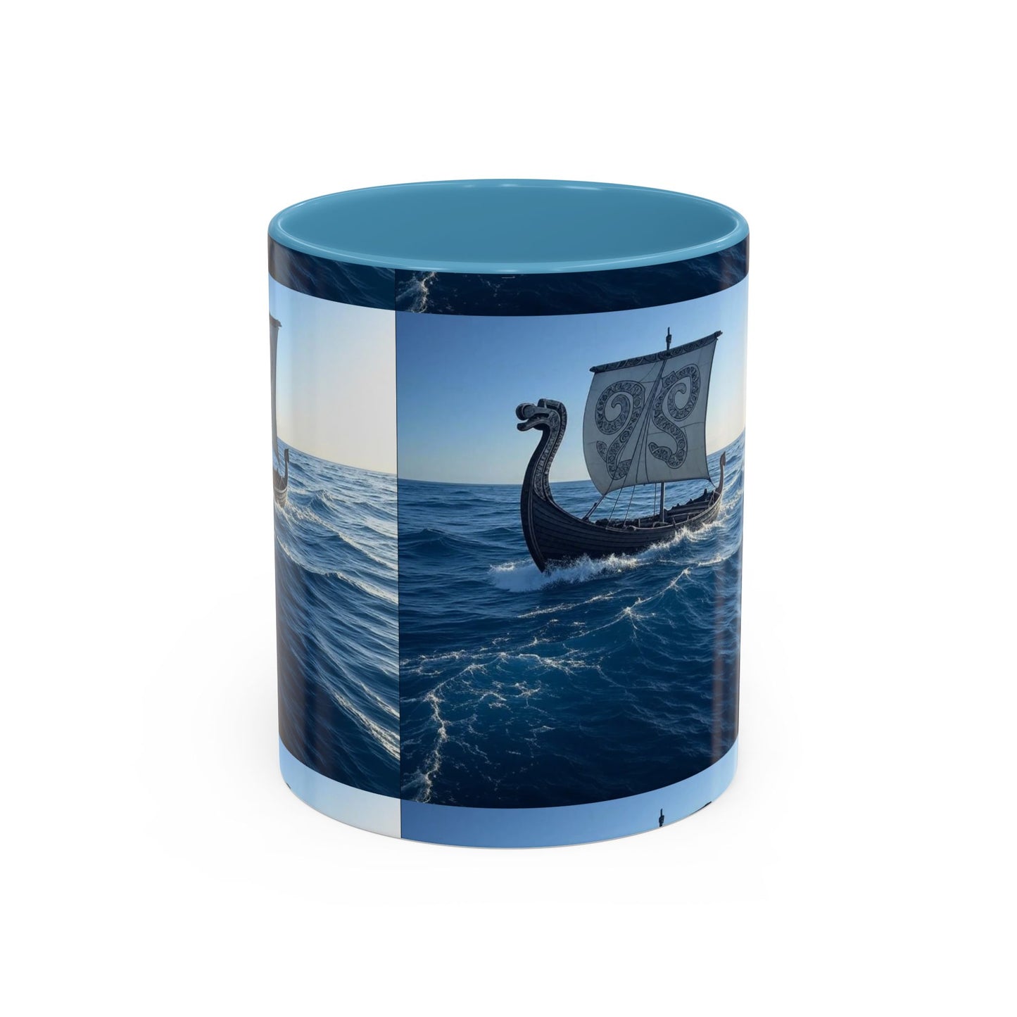 Viking Ship Coffee Mug | Nautical Decor, Marine Gift, Adventure Lover, Unique Travel Mug, Ocean Themed