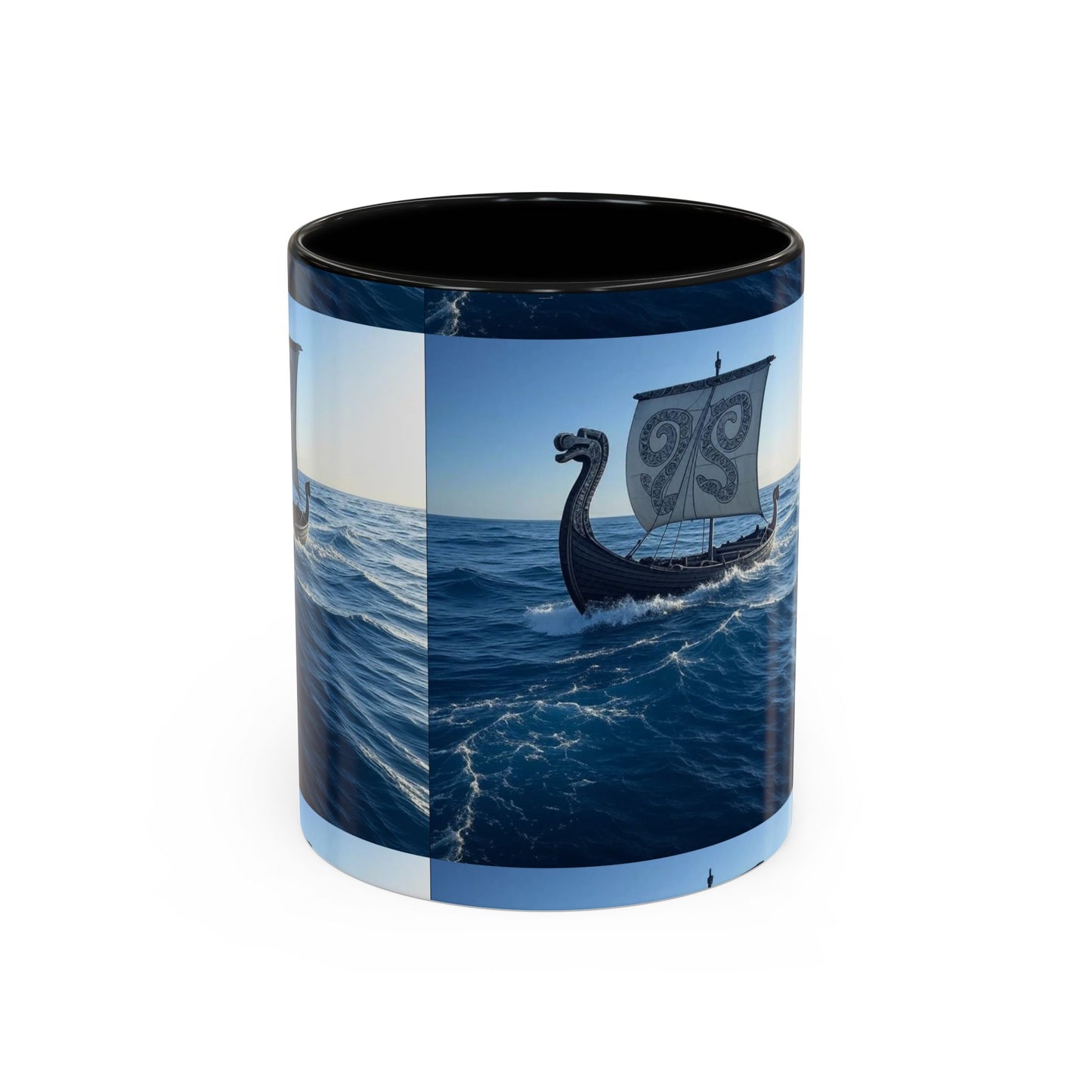 Viking Ship Coffee Mug | Nautical Decor, Marine Gift, Adventure Lover, Unique Travel Mug, Ocean Themed