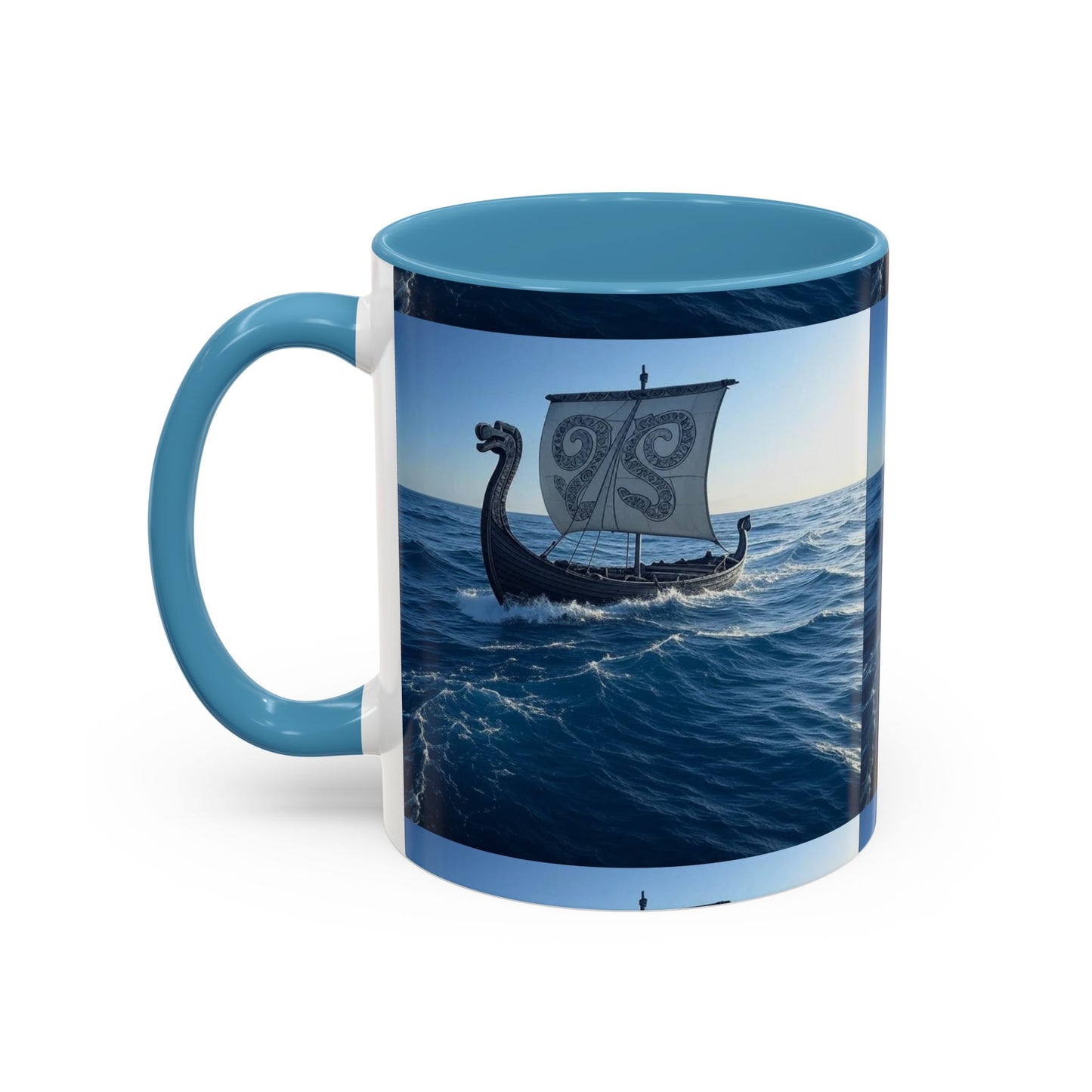 Viking Ship Coffee Mug | Nautical Decor, Marine Gift, Adventure Lover, Unique Travel Mug, Ocean Themed