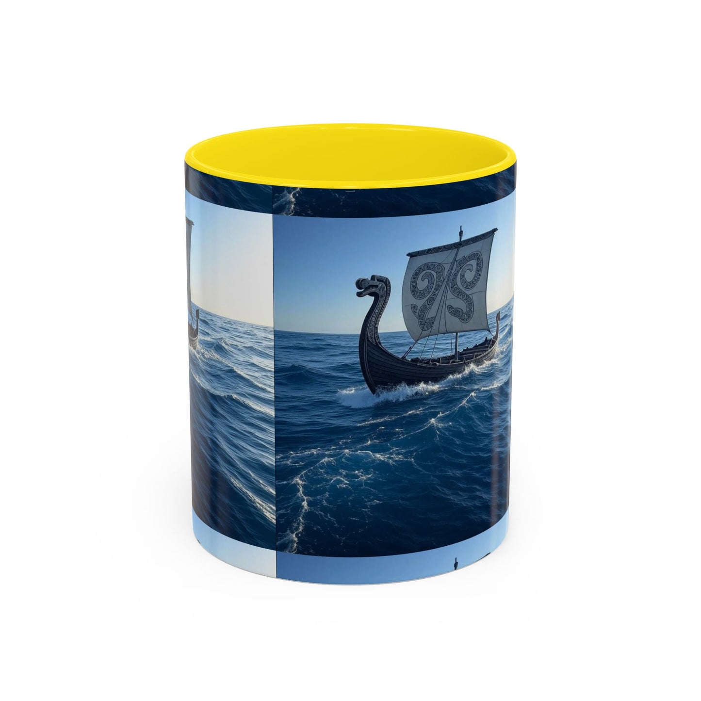 Viking Ship Coffee Mug | Nautical Decor, Marine Gift, Adventure Lover, Unique Travel Mug, Ocean Themed