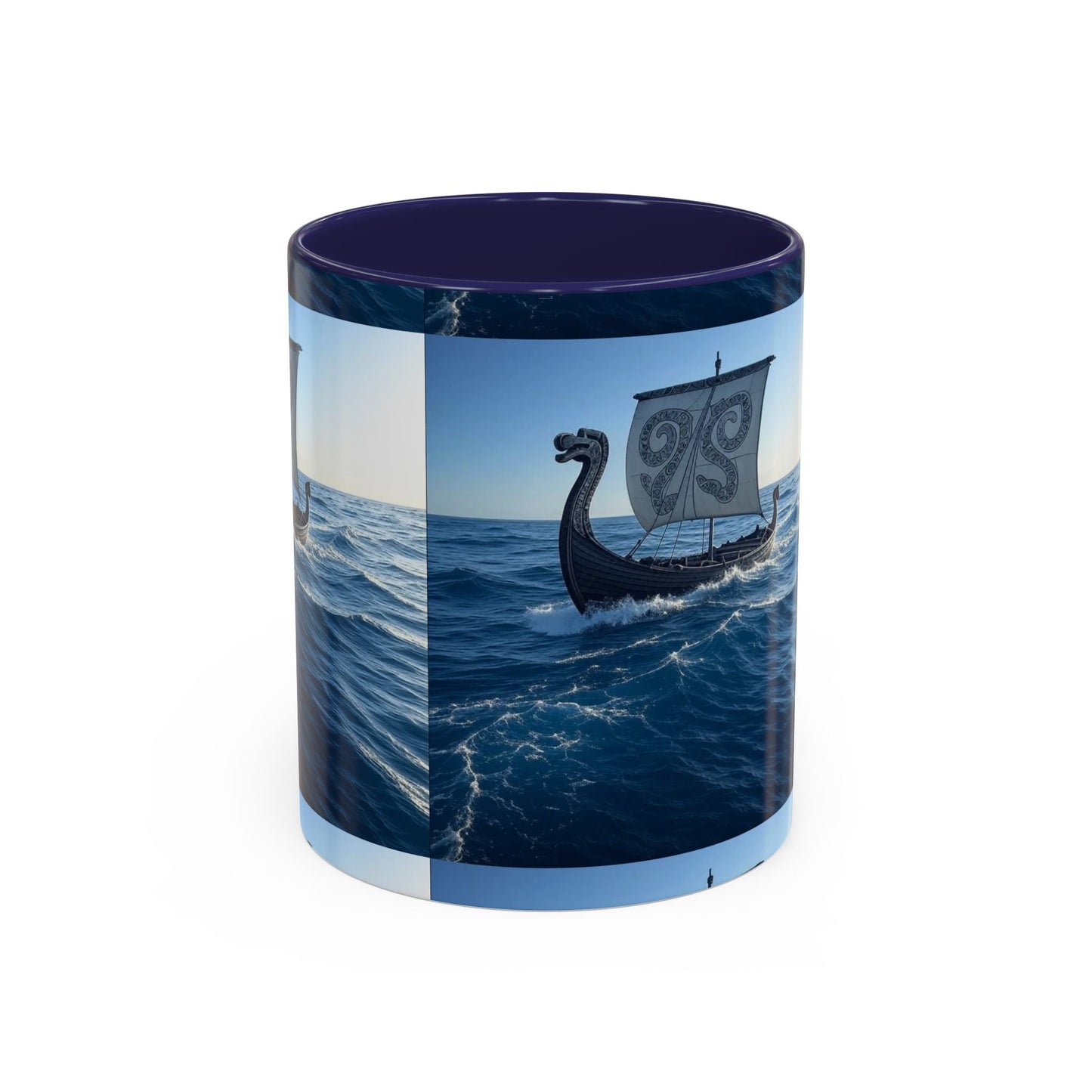 Viking Ship Coffee Mug | Nautical Decor, Marine Gift, Adventure Lover, Unique Travel Mug, Ocean Themed