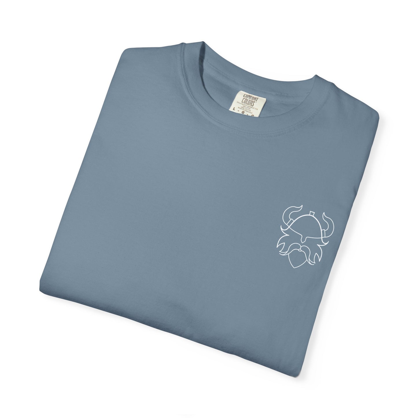 Viking Warrior Crest Tee – Valhalla Awaits Edition