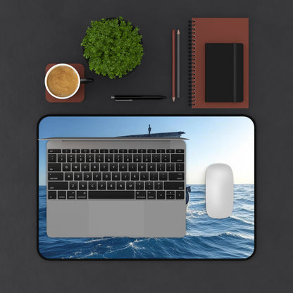 Nautical Viking Ship Desk Mat | Nautical Decor, Home Office Accessories, Gaming Mat, Unique Gifts, Viking Themed Decor