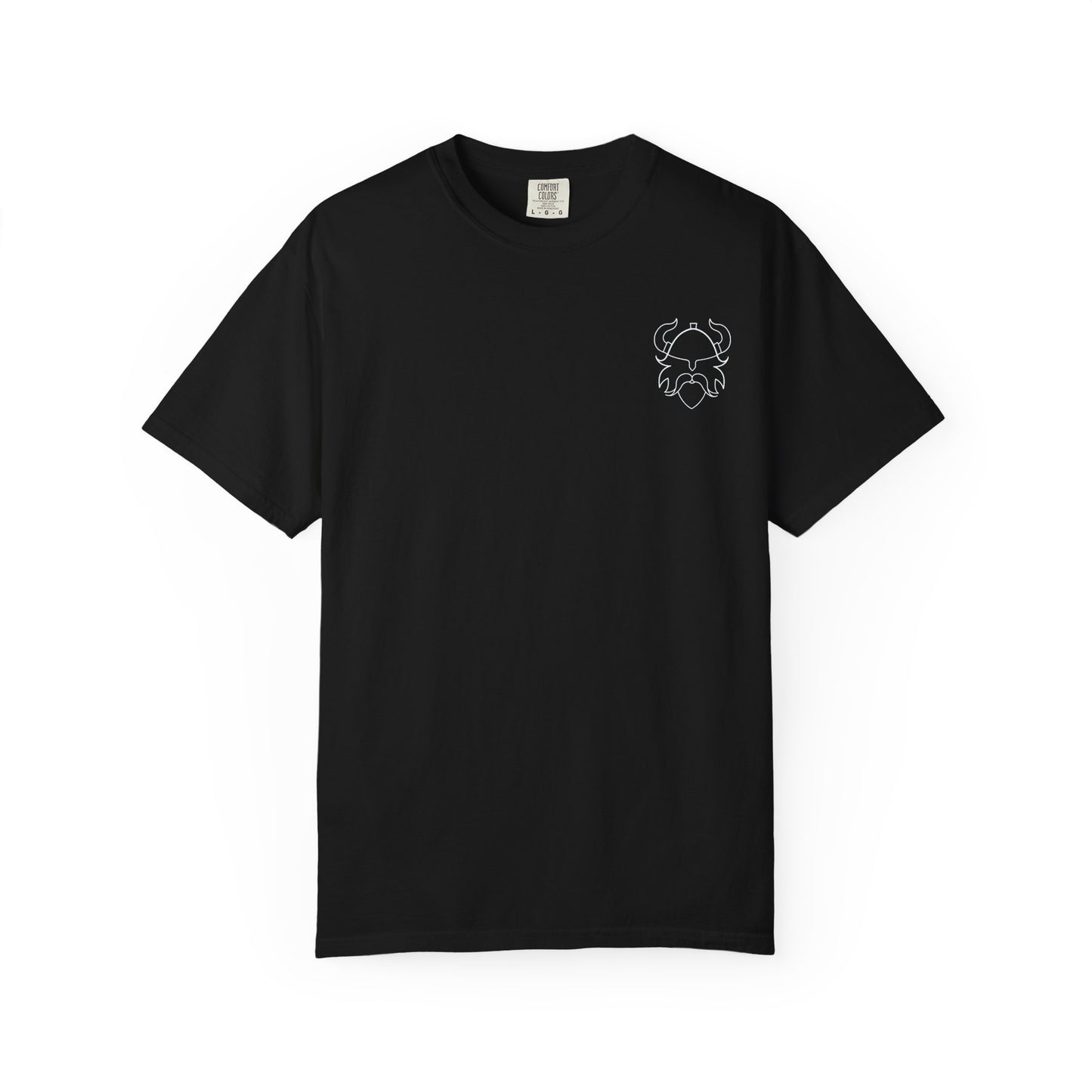 Viking Warrior Crest Tee – Valhalla Awaits Edition
