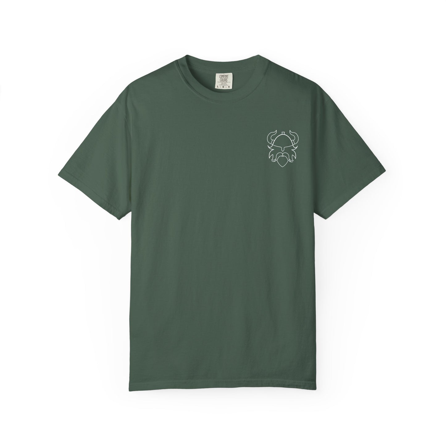 Viking Warrior Crest Tee – Valhalla Awaits Edition