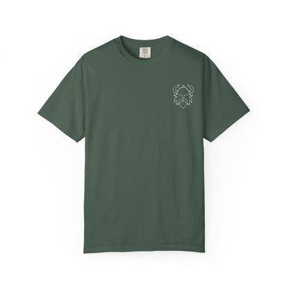 Viking Warrior Crest Tee – Valhalla Awaits Edition