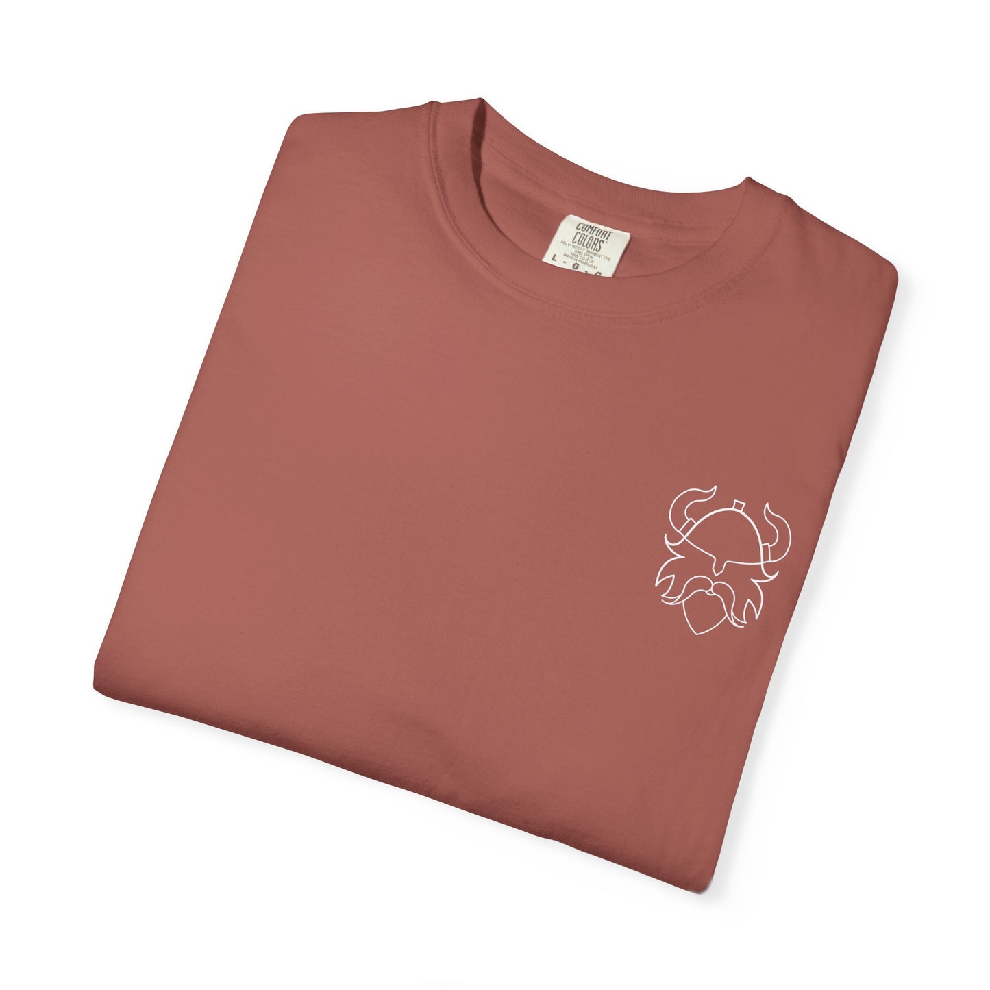 Viking Warrior Crest Tee – Valhalla Awaits Edition
