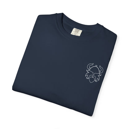 Viking Warrior Crest Tee – Valhalla Awaits Edition
