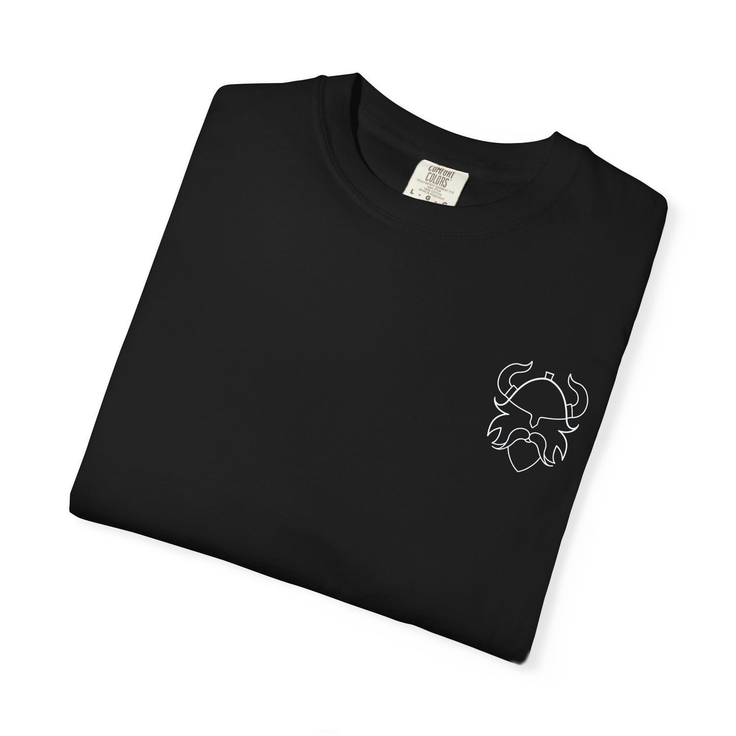Viking Warrior Crest Tee – Valhalla Awaits Edition