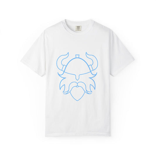 Viking-Inspired Garment-Dyed T-Shirt, Casual Wear, Adventure Apparel, Gift for Men and Women, Unique Graphic Tee, Perfect for Festivals