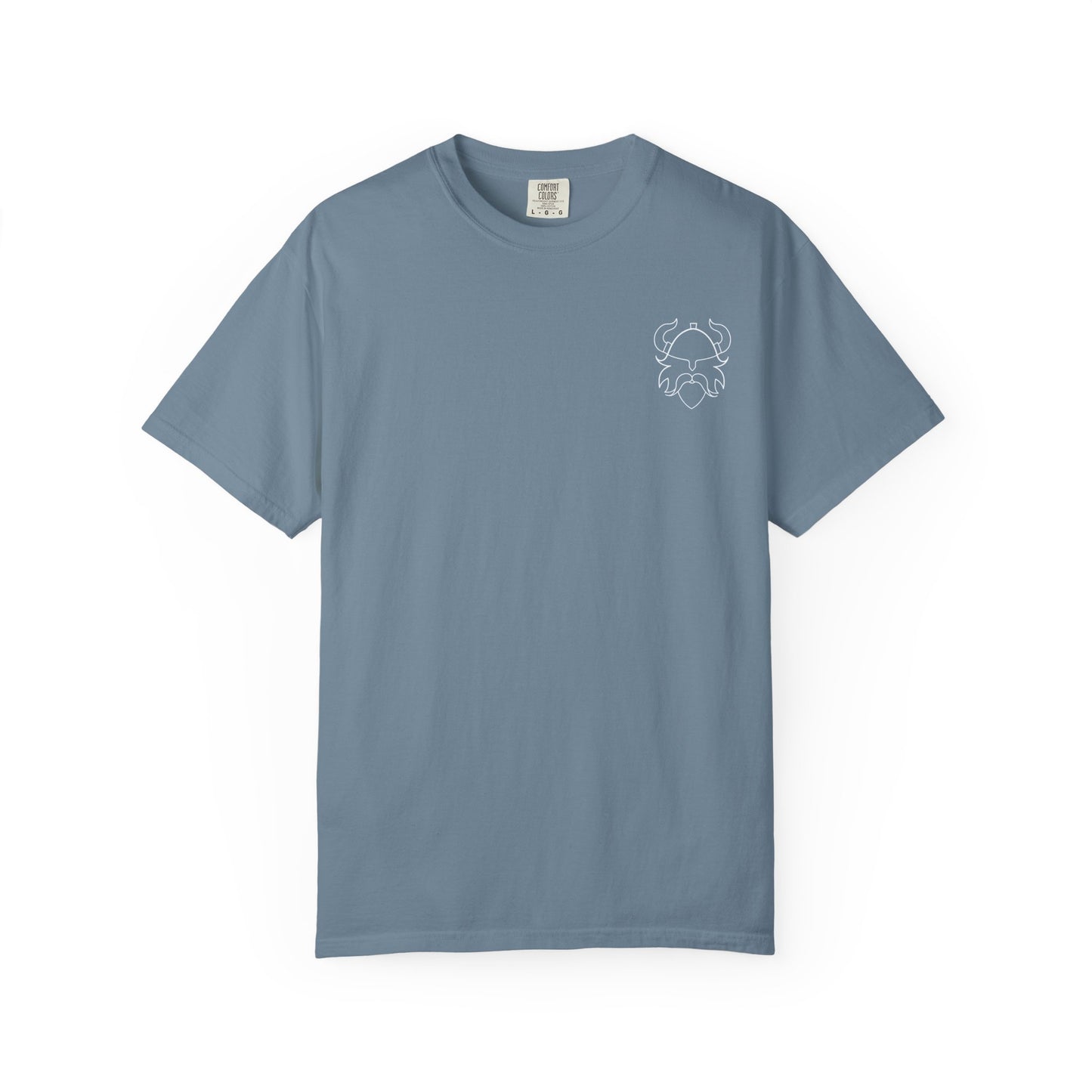 Viking Warrior Crest Tee – Valhalla Awaits Edition