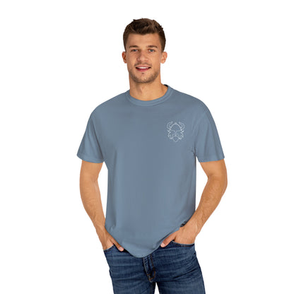 Viking Warrior Crest Tee – Valhalla Awaits Edition